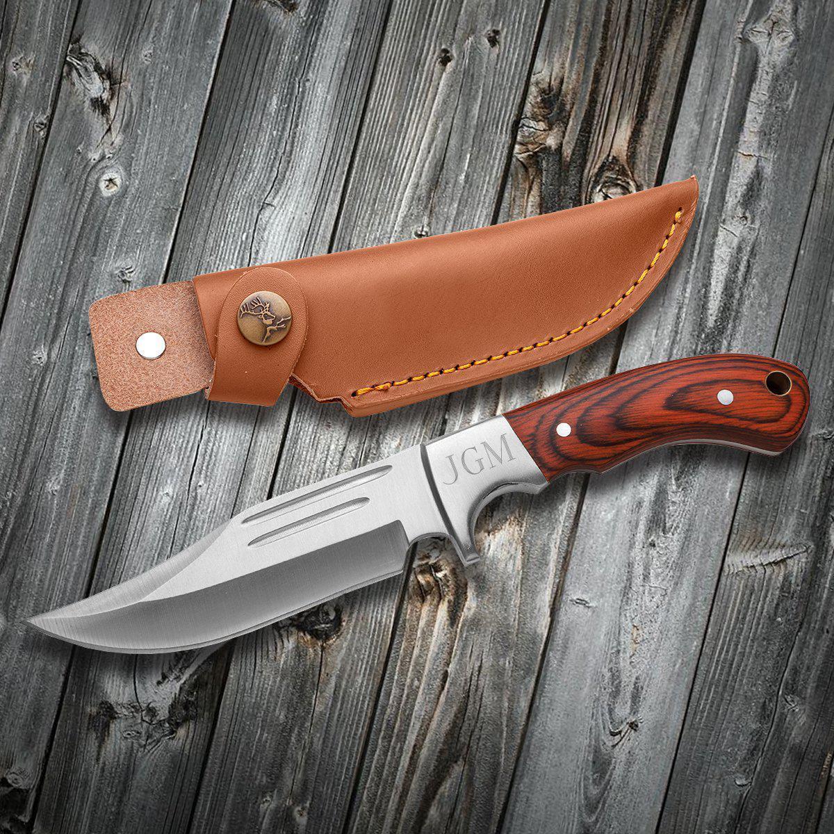 Bachelor Party Favors, Engraved Gun Knife, Gun Pocket Knife