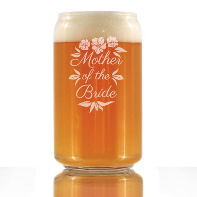 Mother of the Bride Beer Can Pint Glass