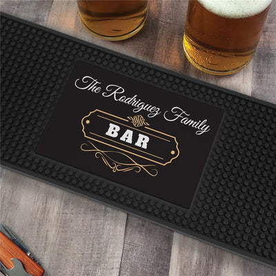 Personalized Elegant Bar Printed Mat