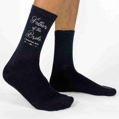 Funny Socks for the Father of the Bride