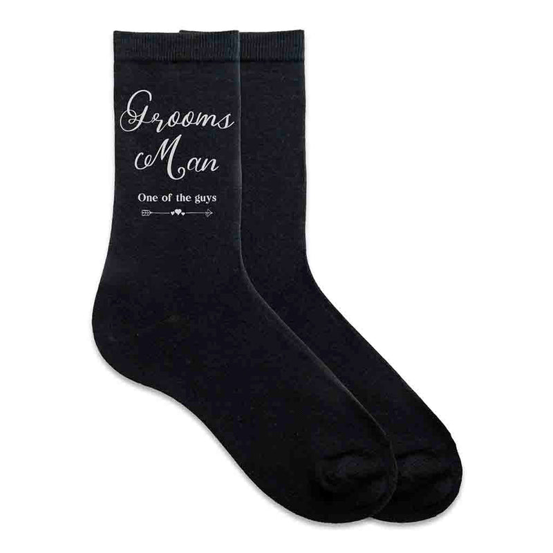 Groomsmen Wedding Party Socks with Fun Saying