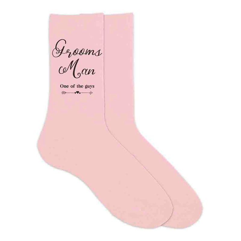 Groomsmen Wedding Party Socks with Fun Saying