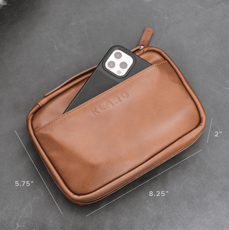 Flint Travel Leather Cigar Case