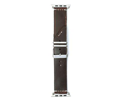 Personalized Full Grain Leather Apple Band - Classic