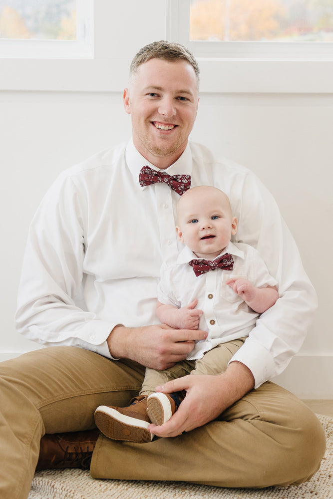 Mahogany Bow Tie (Pre-Tied)