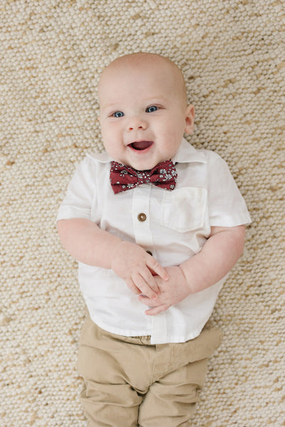 Mahogany Bow Tie (Pre-Tied)