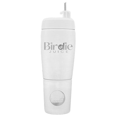 Birdie Juice Stainless Steel Golf Flask with Shot Cups