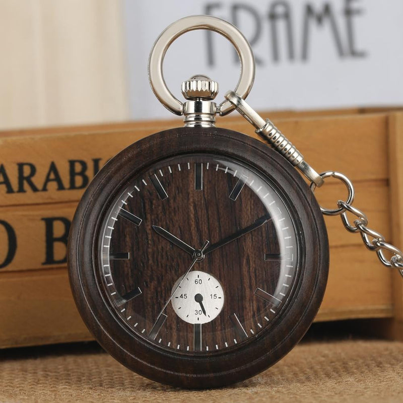 Personalized Wooden Pocket Watch | Cielo