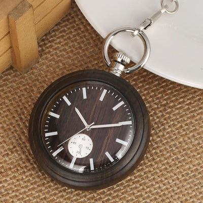 Personalized Wooden Pocket Watch | Cielo