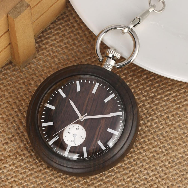 Personalized Wooden Pocket Watch | Cielo