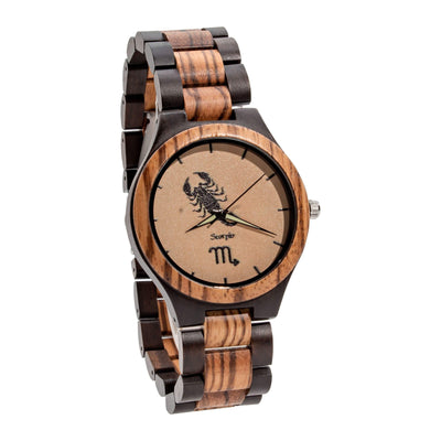 Personalized Zodiac Wooden Watch