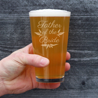 Father of the Bride Pint Glass