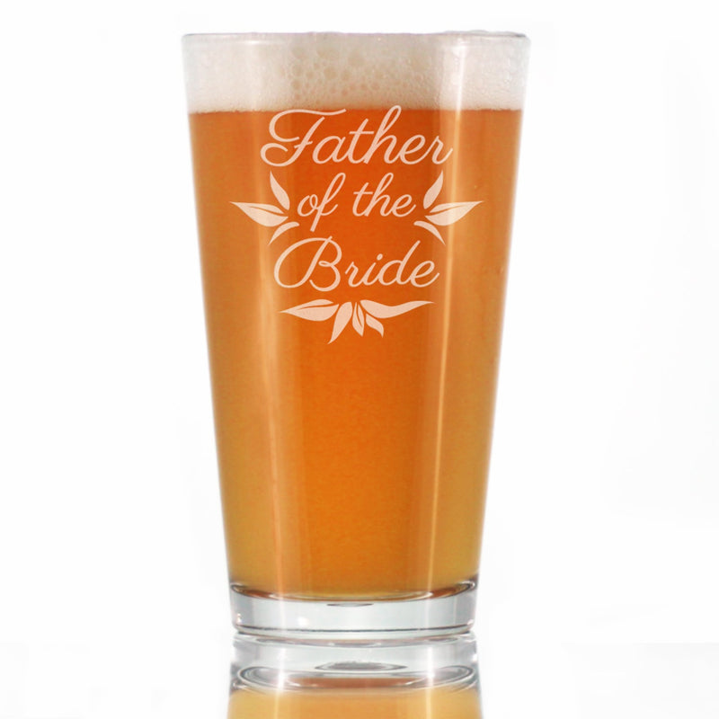 Father of the Bride Pint Glass