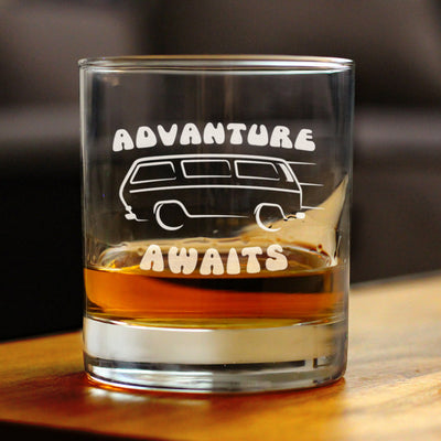 Advanture Awaits - 10 Ounce Rocks Glass