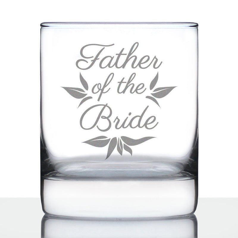 Father of the Bride Old Fashioned Rocks Glass