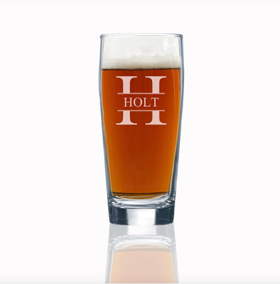 Set of 5 Personalized 16 oz. Willi Becher Beer Glasses