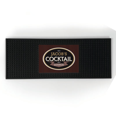 Personalized Cocktail Lounge Bar Mat