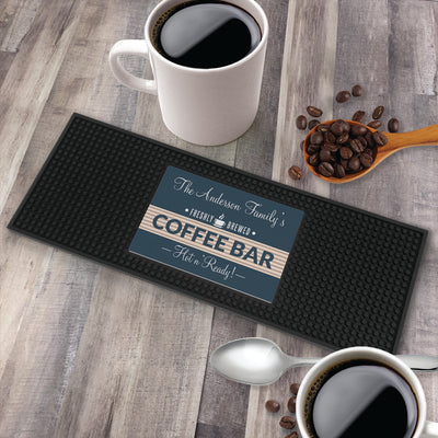 Personalized Coffee Bar Mat