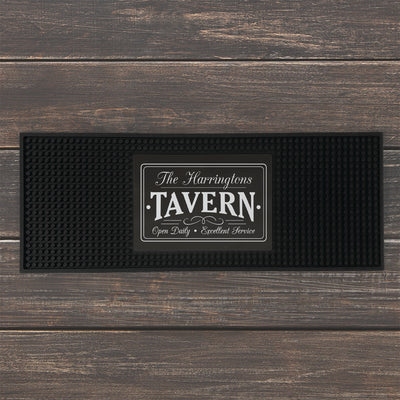 Personalized Chalkboard Farmhouse Tavern Mat