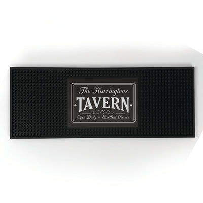 Personalized Chalkboard Farmhouse Tavern Mat