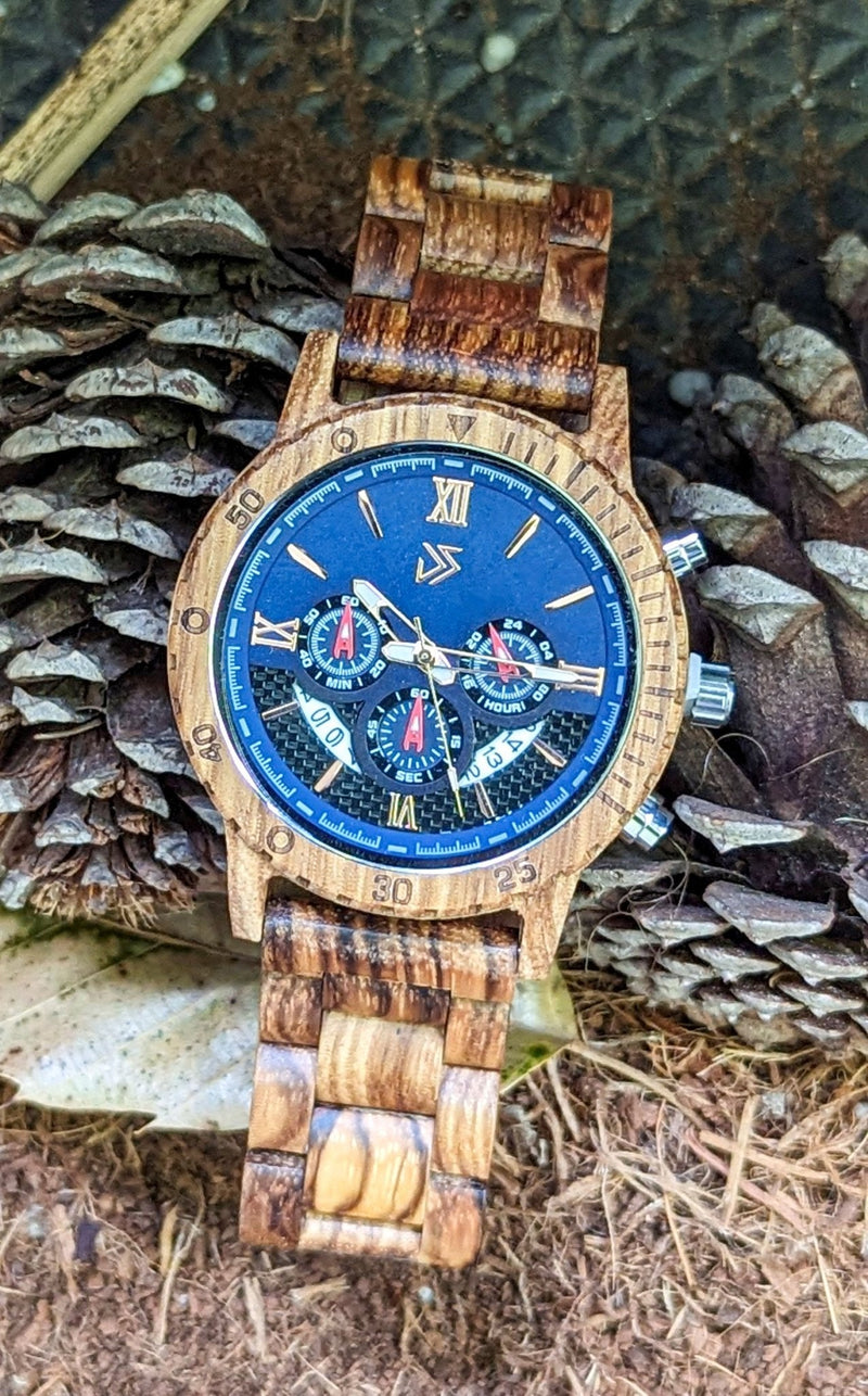 Personalized Dulce Wooden Watch | Zebra