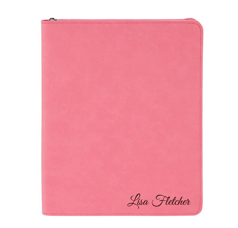 Personalized Pink Portfolio