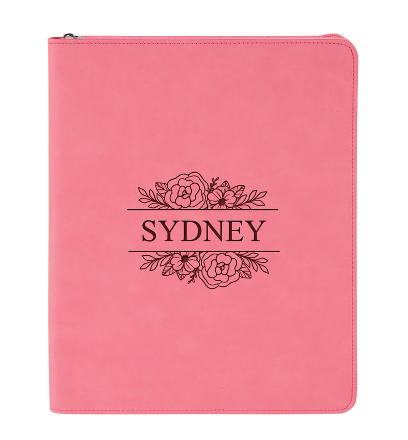 Personalized Pink Portfolio