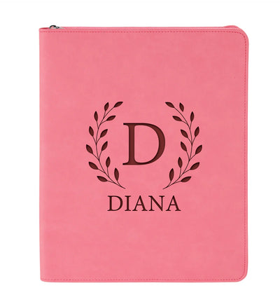 Personalized Pink Portfolio