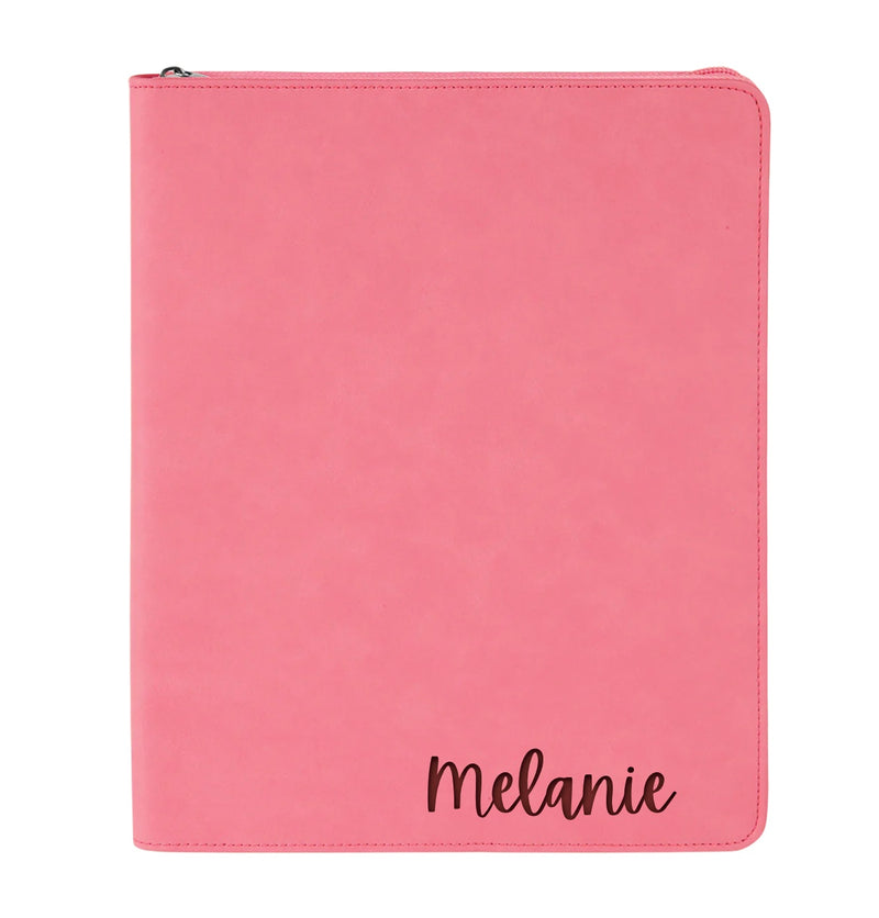 Personalized Pink Portfolio