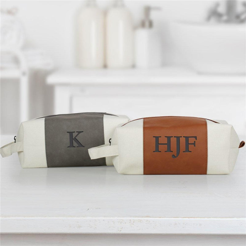 Personalized Vegan Leather Toiletry Bags