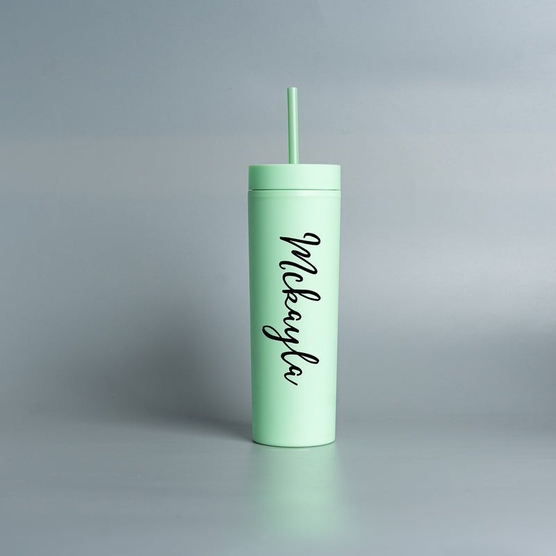 Personalized Bridesmaid Skinny Tumbler 16oz