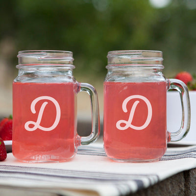 Personalized Wedding Mason Jars -  - Lazerworx