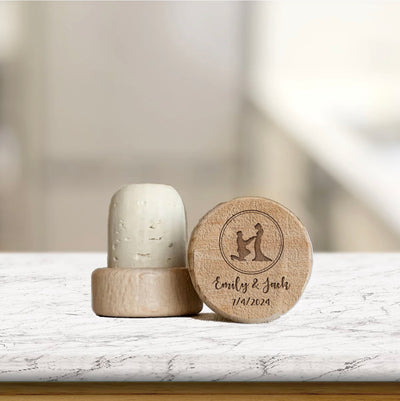 Personalized Wine Cork | Couple Wedding Gifts