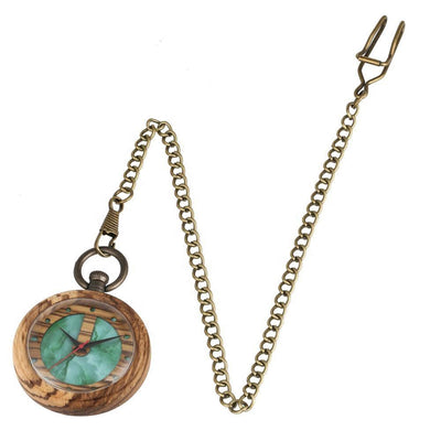 Personalized Wooden Pocket Watch | Arce