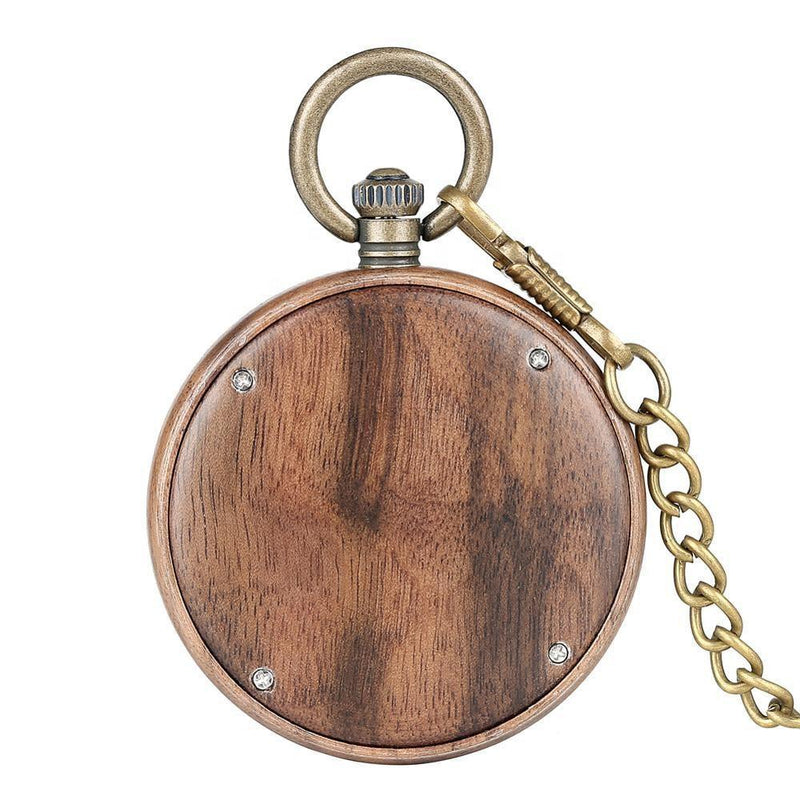 Personalized Wooden Pocket Watch | Perfecto