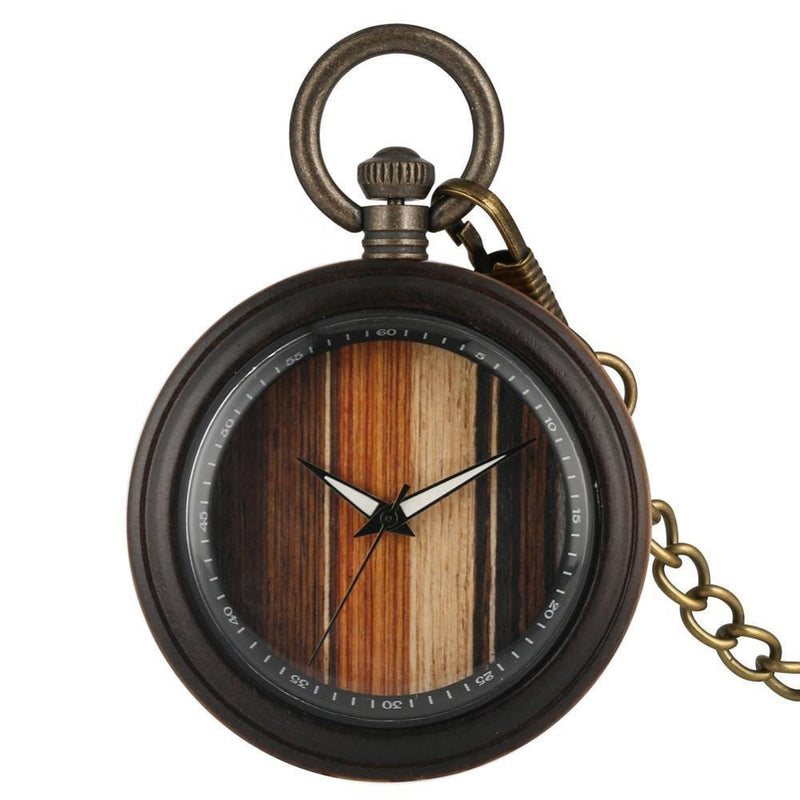 Personalized Wooden Pocket Watch | Valor