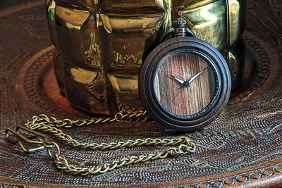 Personalized Wooden Pocket Watch | Valor