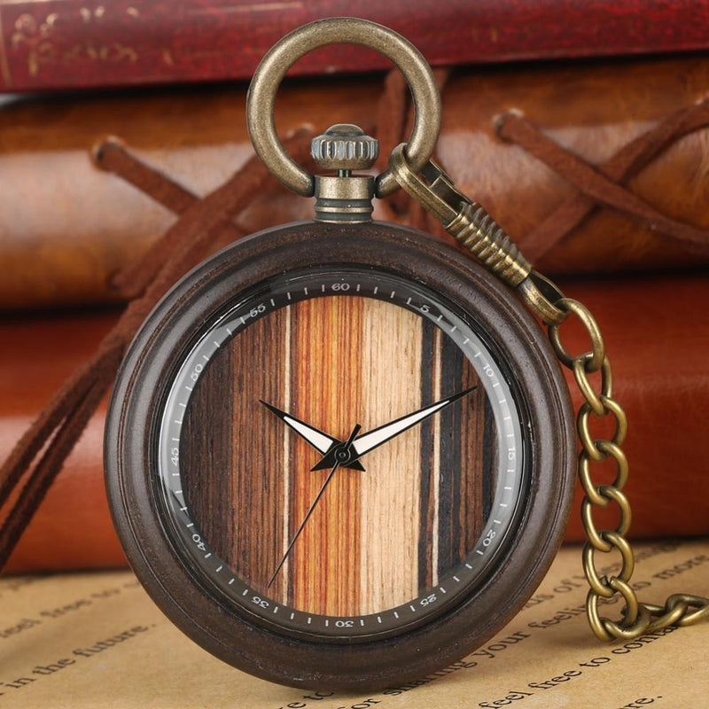 Personalized Wooden Pocket Watch | Valor