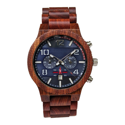 Personalized Audaz Wooden Watch | Red