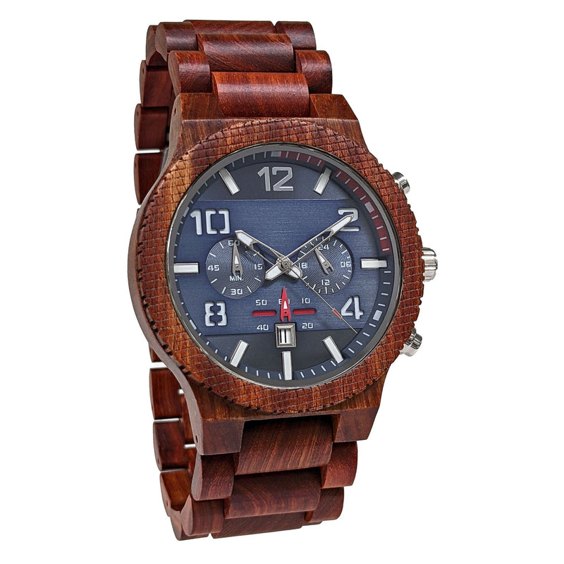 Personalized Audaz Wooden Watch | Red