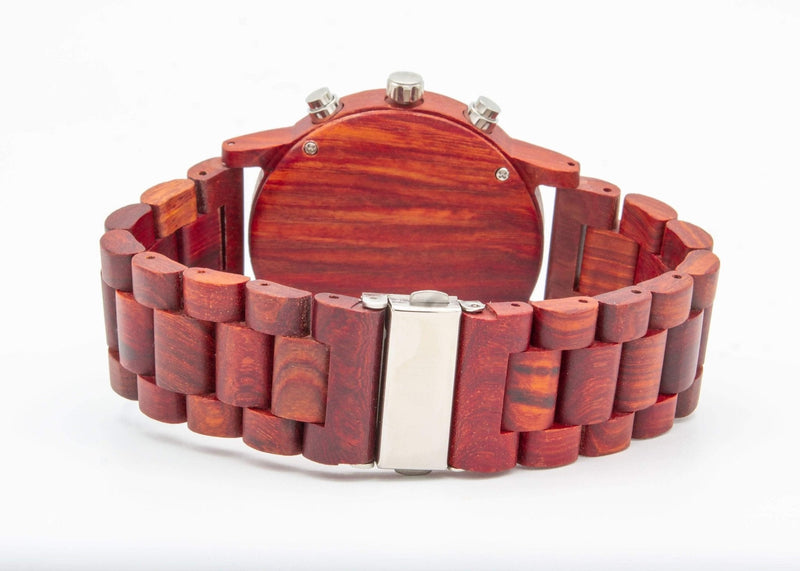 Personalized Dulce Wooden Watch | Red