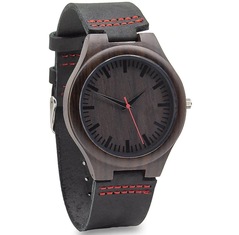 Personalized Energico Wooden Watch | Red