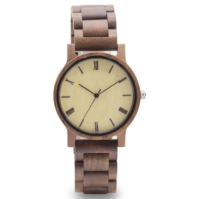 Personalized Arce Wooden Watch | Walnut