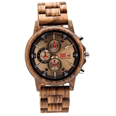 Personalized Multa Wooden Watch | Brown