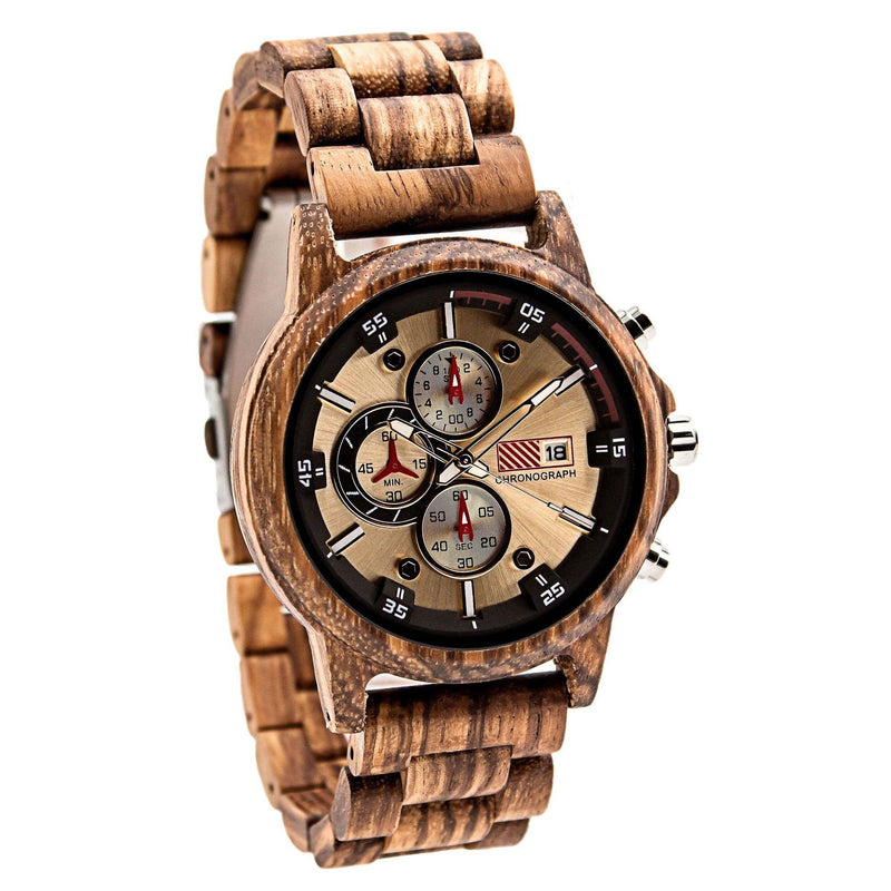 Personalized Multa Wooden Watch | Brown