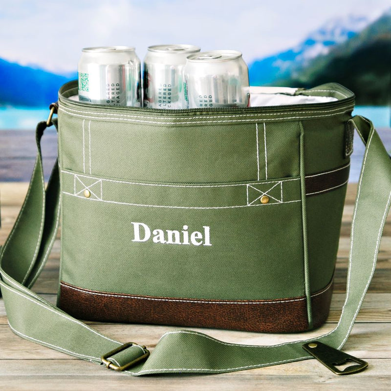 Double Compartment 12-Pack Golf Cooler - Personalization Available